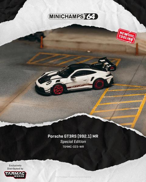 Pictrue of a Porsche GT3RS (992.1) MR - Minichamps 1/64 Diecast Car by Tarmac Works T64MC-023-WR