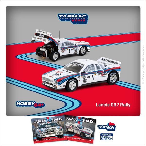 Picture of a Lancia 037 by diecast car manufacturer Tarmac Works