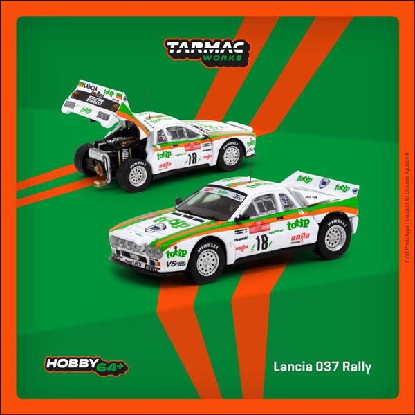 Picture of a Lancia 037 by diecast car manufacturer Tarmac Works