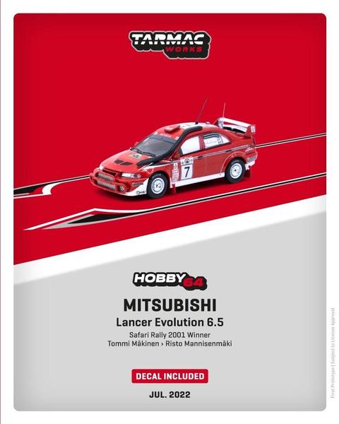 Picture of a Mitsubishi Lancer Evolution VI by diecast car manufacturer Tarmac Works