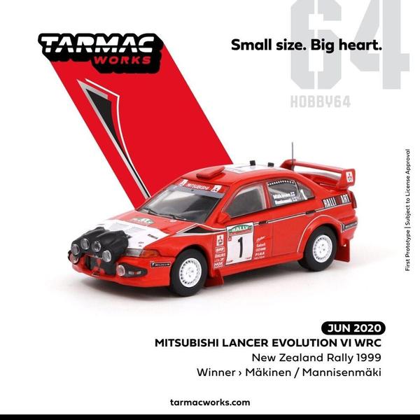 Picture of a Mitsubishi Lancer Evolution VI by diecast car manufacturer Tarmac Works