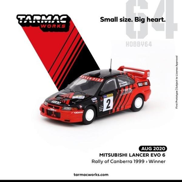 Picture of a Mitsubishi Lancer Evolution VI by diecast car manufacturer Tarmac Works