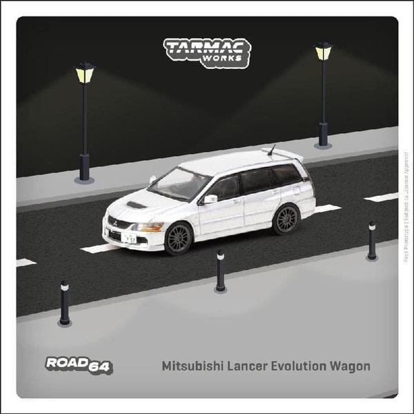 Picture of a Mitsubishi Lancer Evolution Wagon by diecast car manufacturer Tarmac Works