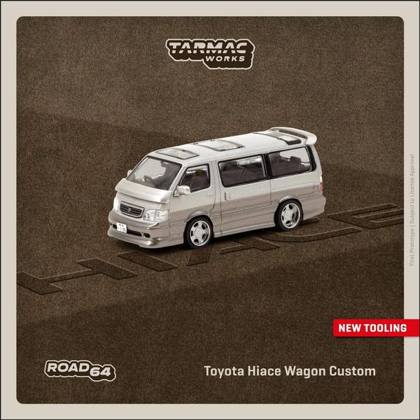 Picture of a Toyota Hiace Wagon Custom by diecast car manufacturer Tarmac Works
