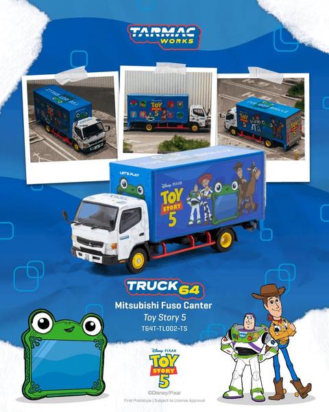 Pictrue of a Mitsubishi Fuso Canter 1/64 Diecast Car by Tarmac Works T64T-TL002-TS