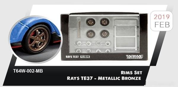 Picture of a Rays TE37 by diecast car manufacturer Tarmac Works