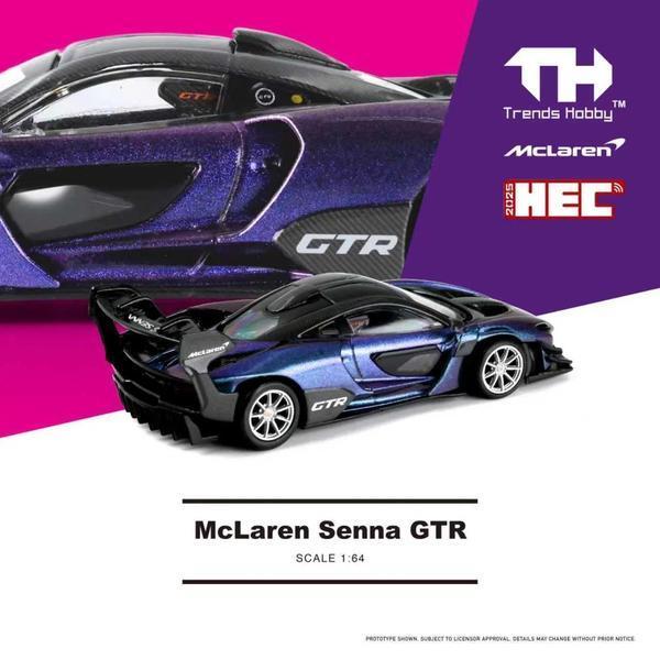 Pictrue of a McLaren Senna GTR 1/64 Diecast Car by Trends Hobby TH-097-241080(J)