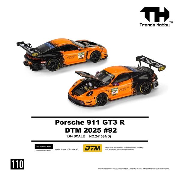 The Image-1 of the Porsche 911 GT3 R 1/64 Diecast Car by Trends Hobby