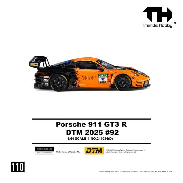 The Image-2 of the Porsche 911 GT3 R 1/64 Diecast Car by Trends Hobby