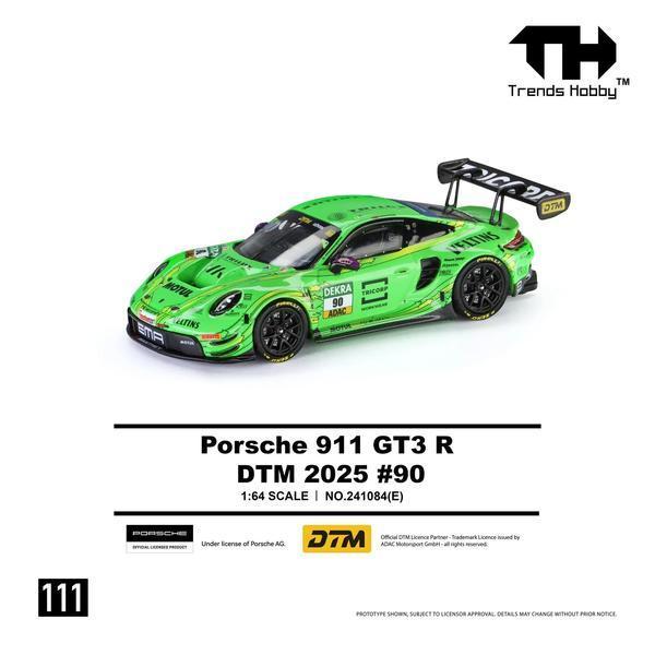 Pictrue of a Porsche 911 GT3 R 1/64 Diecast Car by Trends Hobby TH-111-241084(E)