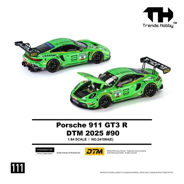 The Image-1 of the Porsche 911 GT3 R 1/64 Diecast Car by Trends Hobby