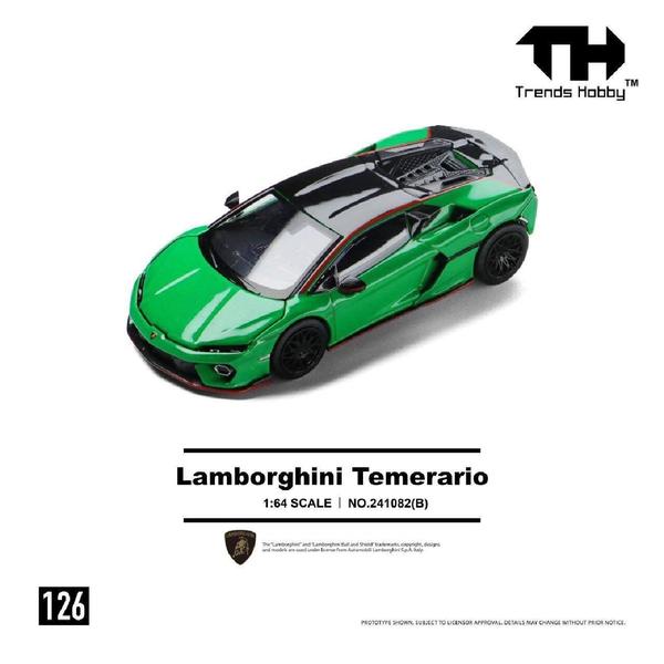 Pictrue of a Lamborghini Temerairo 1/64 Diecast Car by Trends Hobby TH-126-214082(B)