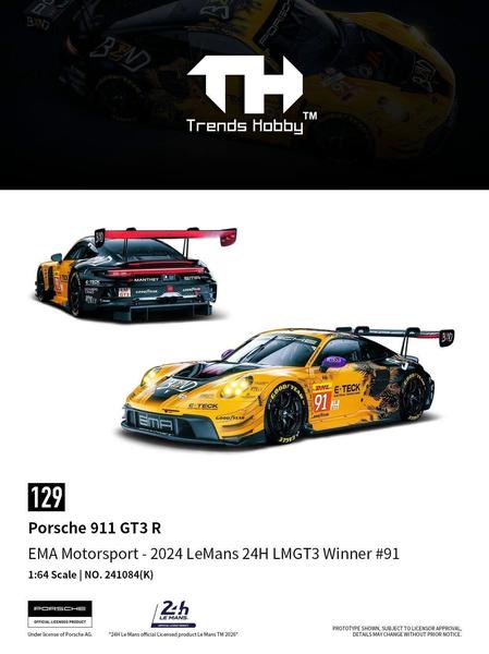 Pictrue of a Porsche 911 GT3 R 1/64 Diecast Car by Trends Hobby TH-130-241084(K)