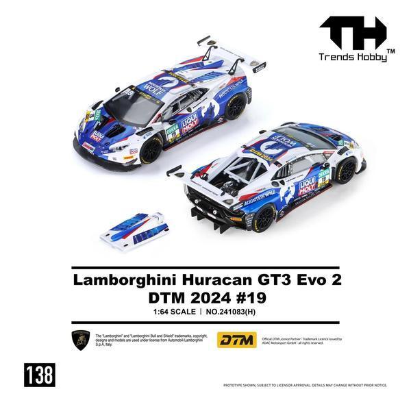 Pictrue of a Lamborghini Huracan GT3 EVO2 1/64 Diecast Car by Trends Hobby TH-138-241083(H)