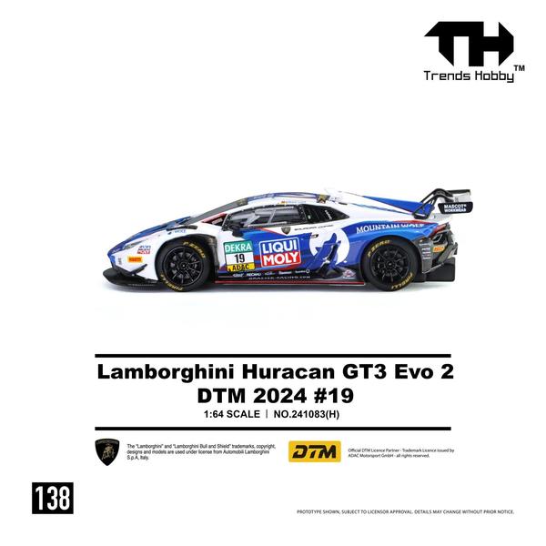 The Image-2 of the Lamborghini Huracan GT3 EVO2 1/64 Diecast Car by Trends Hobby
