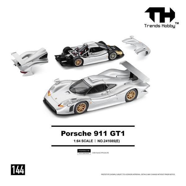 Pictrue of a Porsche 911 GT1 1998 1/64 Diecast Car by Trends Hobby TH-144-241085(E)