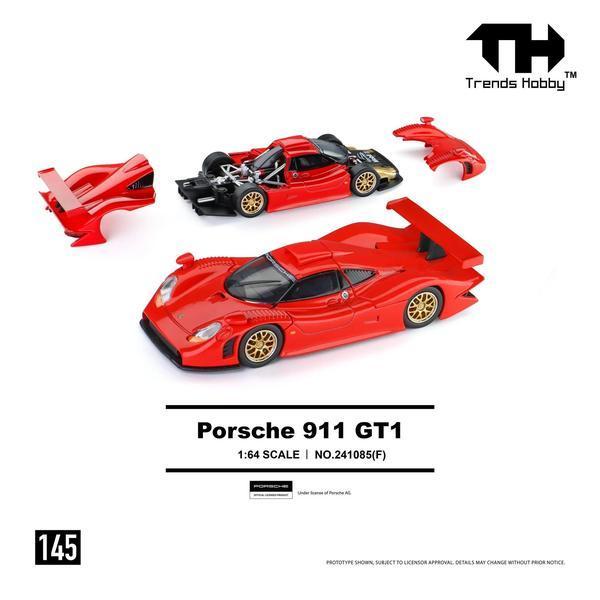 Pictrue of a Porsche 911 GT1 1998 1/64 Diecast Car by Trends Hobby TH-145-241085(F)
