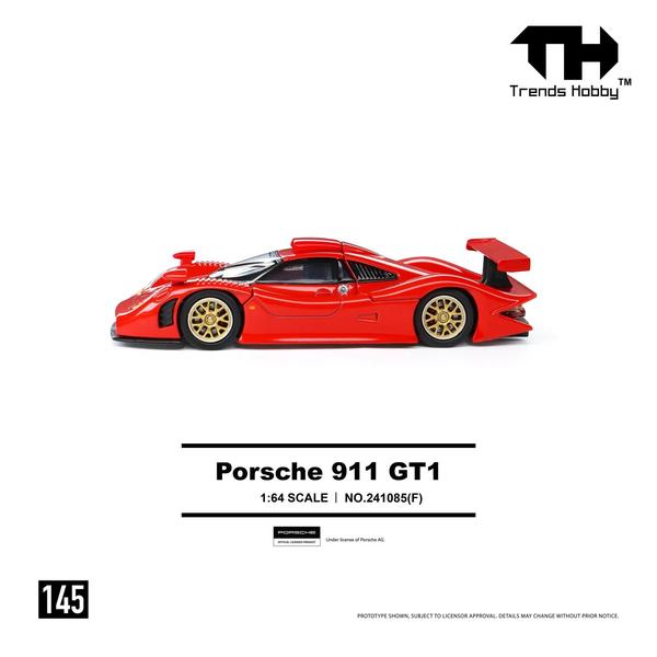 The Image-2 of the Porsche 911 GT1 1998 1/64 Diecast Car by Trends Hobby