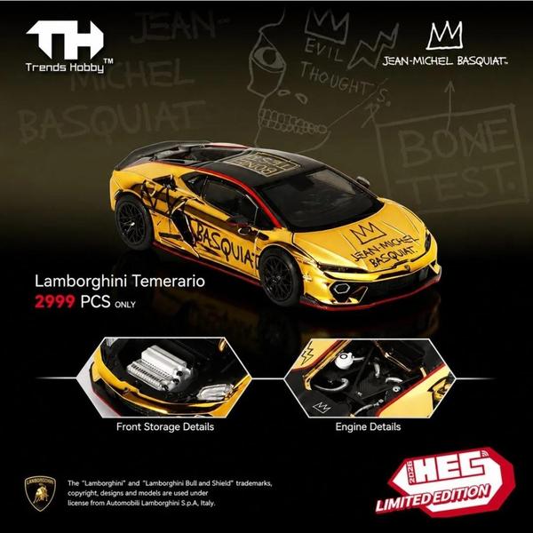 Pictrue of a Lamborghini Temerairo 1/64 Diecast Car by Trends Hobby TH-XXX-241082(E)