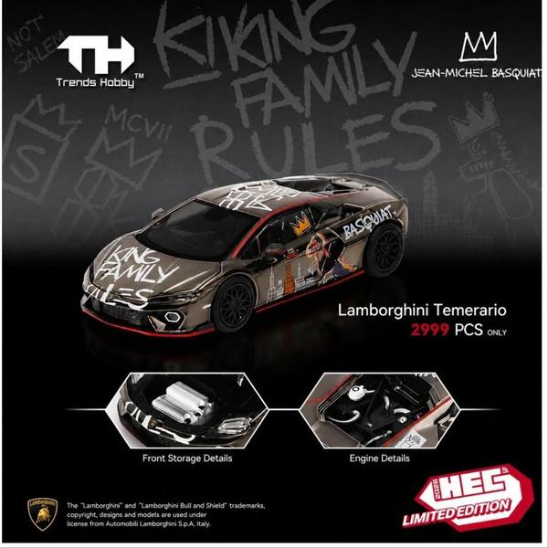Pictrue of a Lamborghini Temerairo 1/64 Diecast Car by Trends Hobby TH-XXX-241082(F)