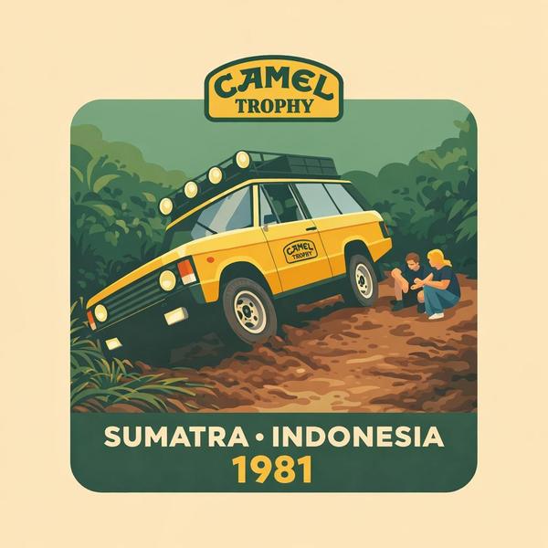 Image of 1981 Camel Trophy - Sumatra Indonesia's logo.