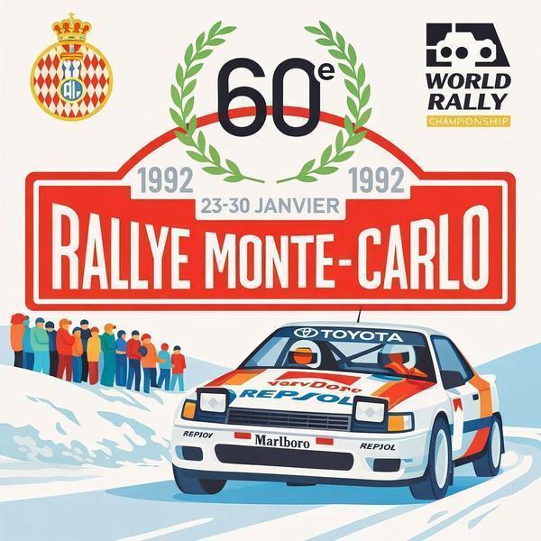 Image of 1992 Rallye Automobile Monte-Carlo's logo.
