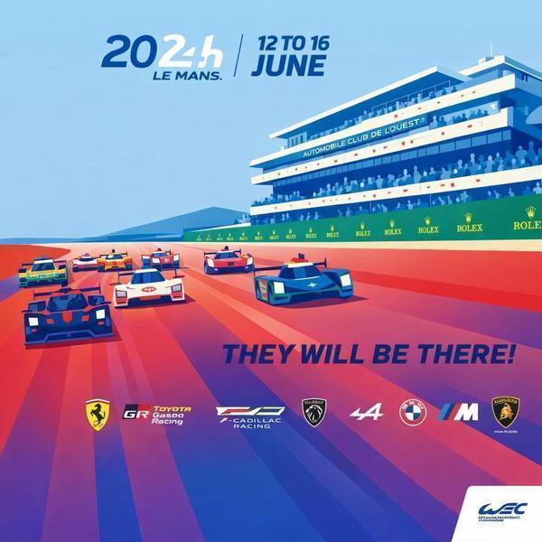 Image of 2024 24 Hours of Le Mans's logo.